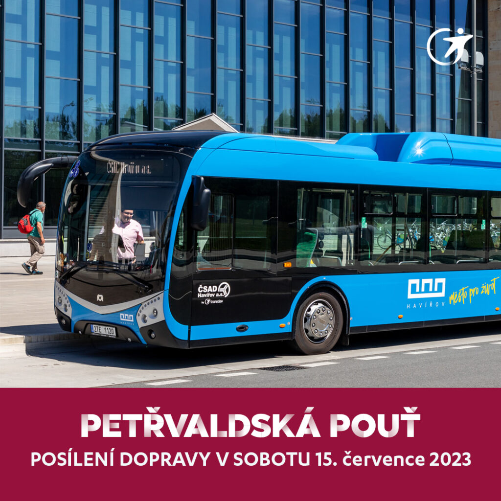 Posílení dopravy na Petřvaldskou pouť 15. 7. 2023